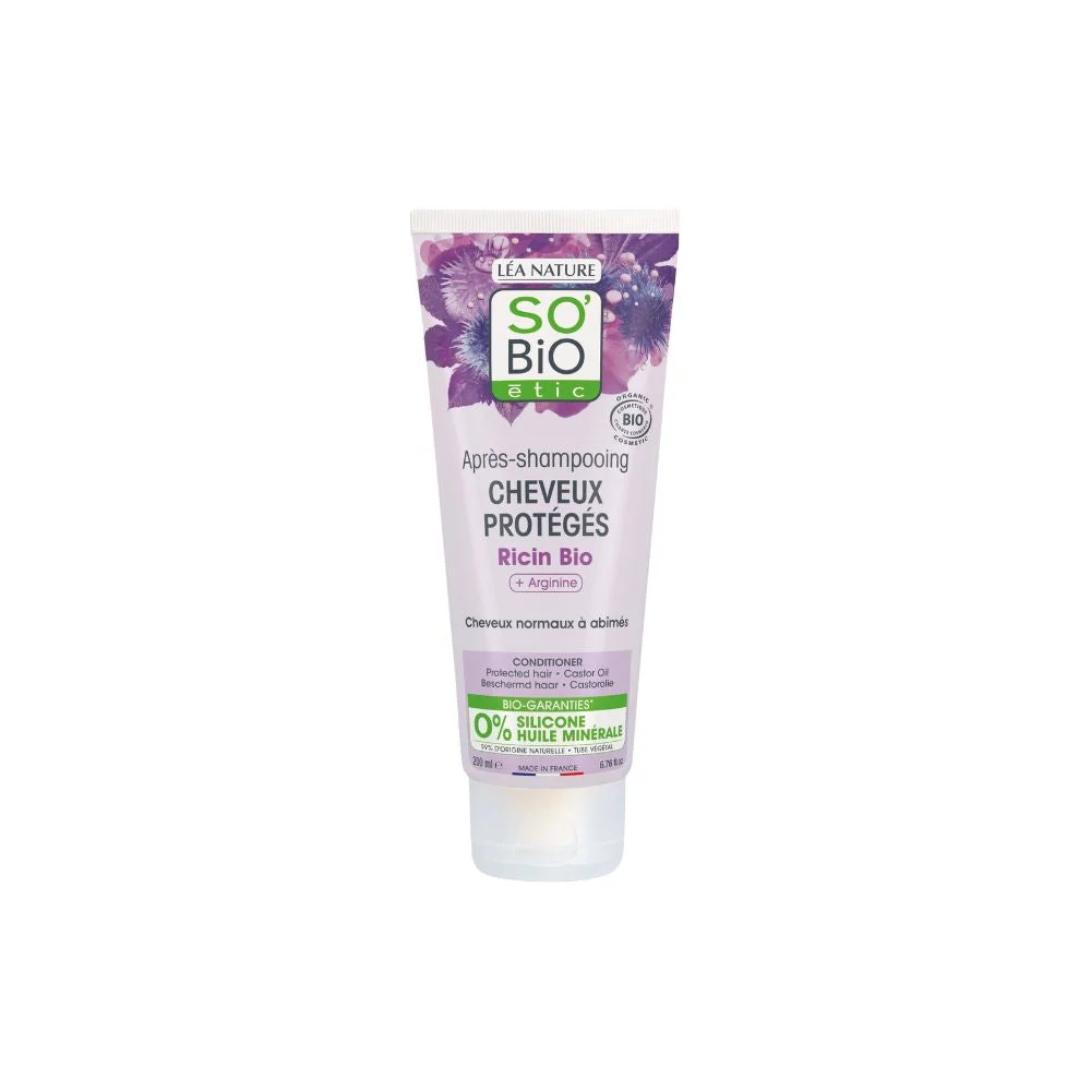 LÉa nature so bio étic Balsamo Protettivo all'Olio di Ricino Bio, 200 ml