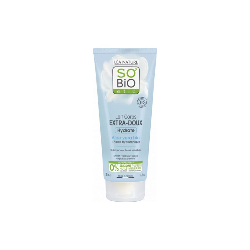 LÉa nature so bio étic Latte Corpo Extra-Delicato all'Aloe Bio, da 200 ml