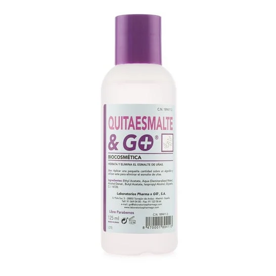 & Go Acetone Free Nail Polish Remover 125ml