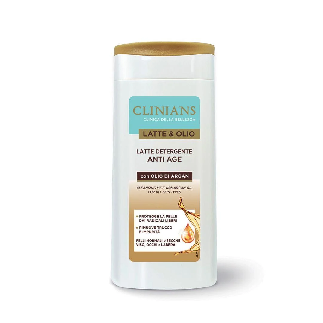 Latte Detergente Anti Age con Olio di Argan