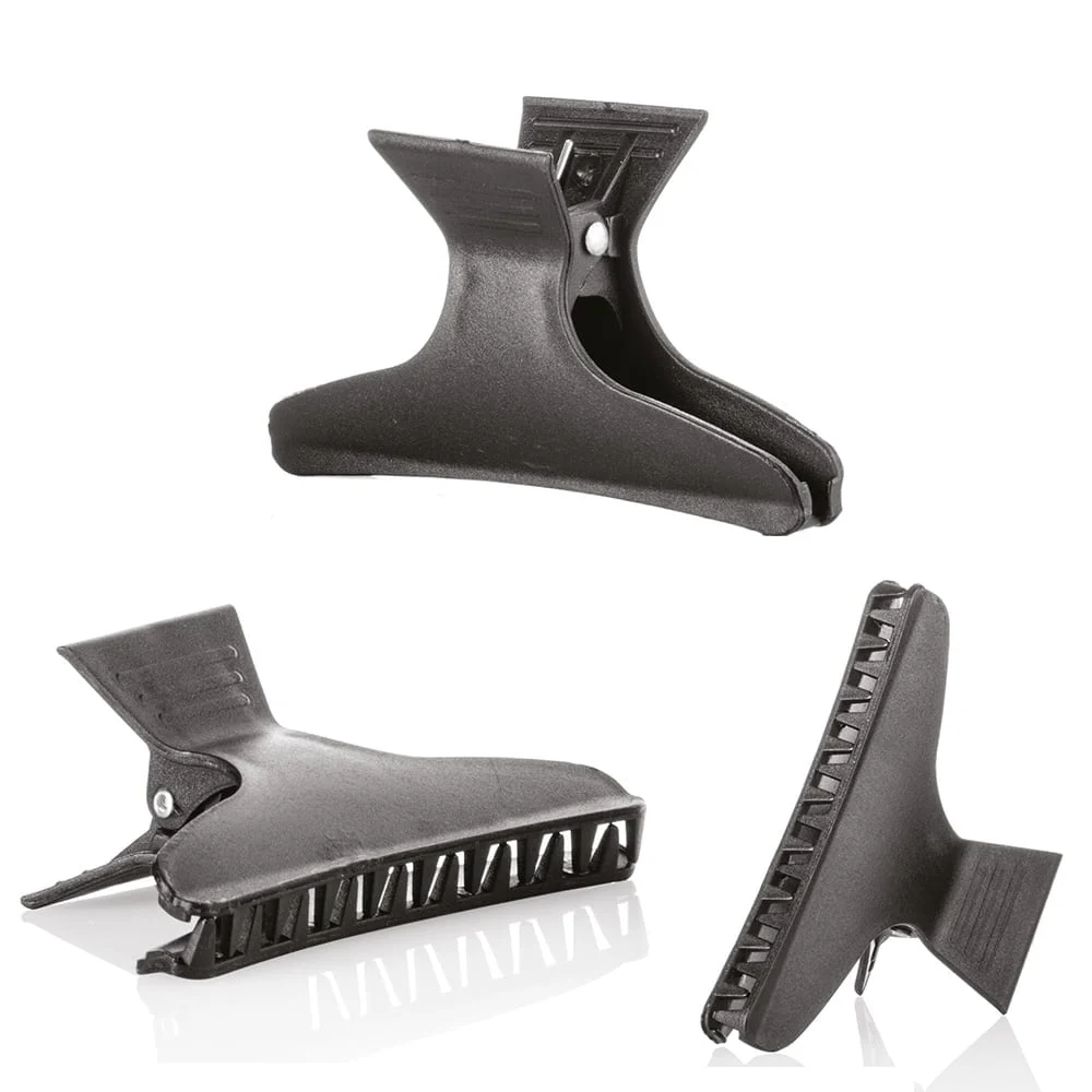 Clips ferma ciocche in plastica 12 pezzi