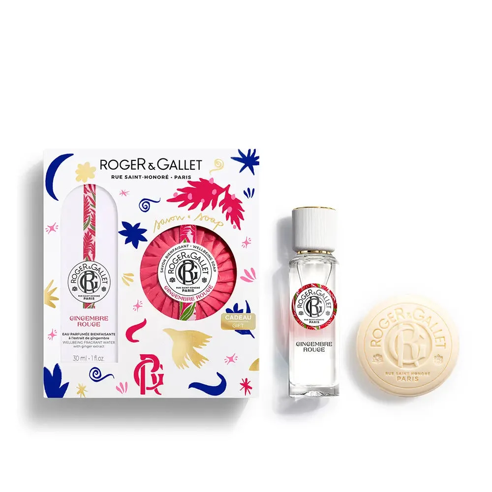 Roger & Gallet Zenzero Rosso Set Acqua profumata 30ml + Sapone 100g