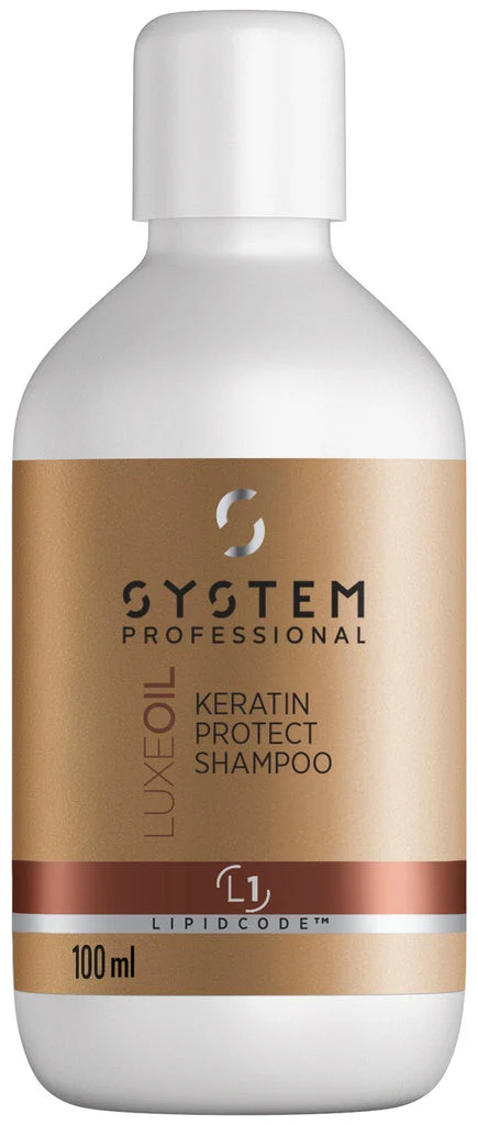 System professional LuxeOil Keratin Protect Shampoo (capelli danneggiati) - 100ml