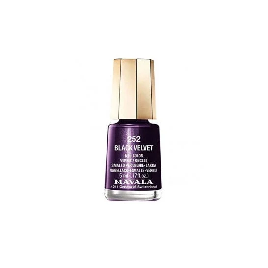 Mavala Mini Vernice Colorata Mini |Nero Velluto Unghie 252 5ml