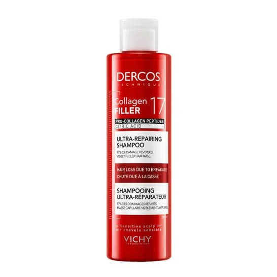 Vichy Dercos Collagen Filler 17 Champú Ultra-Reparador 200 ml