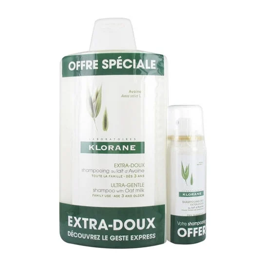 Klorane Pack Shampoo di Avena + Shampoo Secco