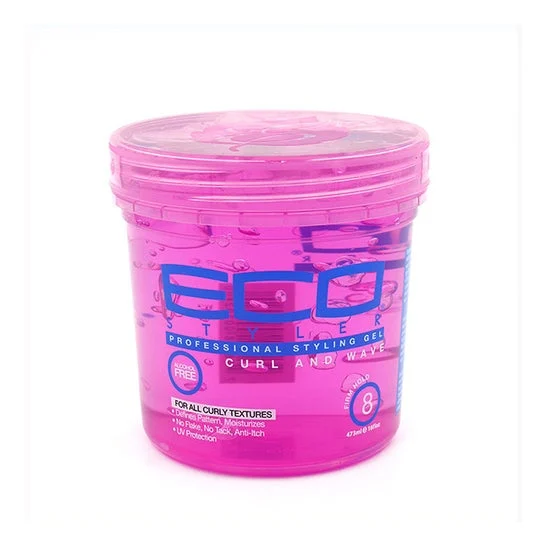 Eco Styler Curl Wave Gel Fissante Rosa Senza Alcol Forte 473ml