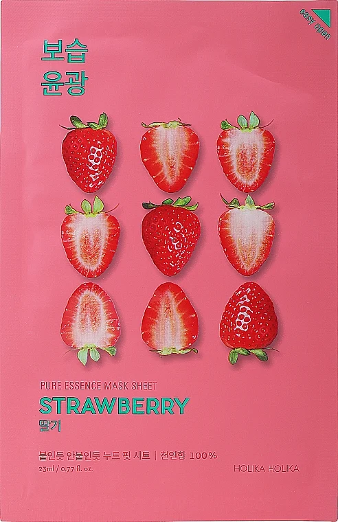 Maschera in tessuto "Fragola"