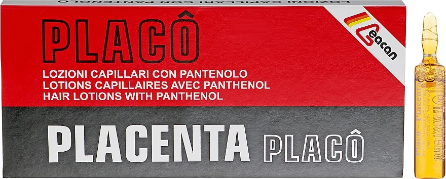 Lozione per capelli alla placenta
