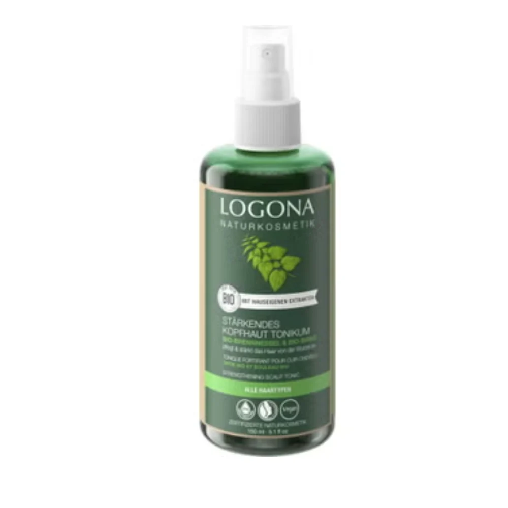 Logona Tonico Rinforzante per il Cuoio Capelluto Ortica Bio e Betulla Bio, 150 ml