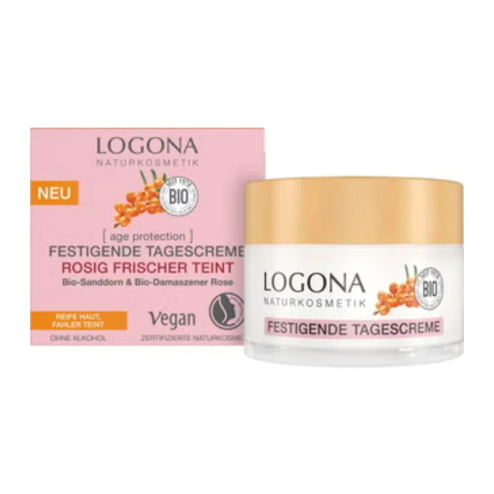 Logona Age Protection Crema Giorno Rassodante per Carnagione Rosea e Fresca, 50 ml