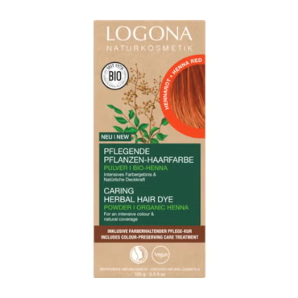 Logona Tinta Vegetale Henné Rosso, da 100 g