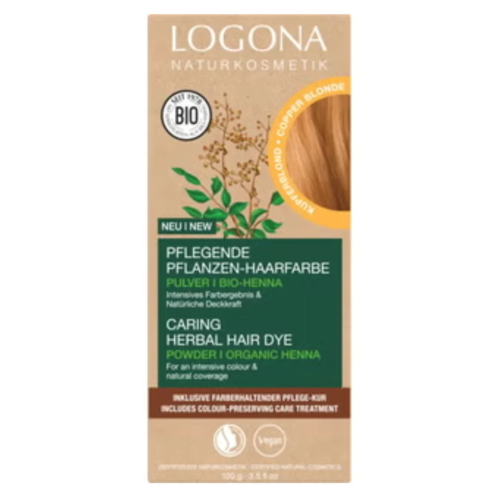 Logona Tinta Vegetale Biondo Rame, 100 g