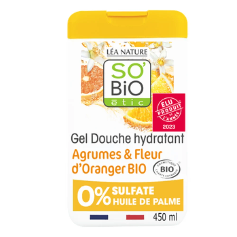 LÉa nature so bio étic Gel Doccia Agrumi e Fiori d'Arancio 450 ml