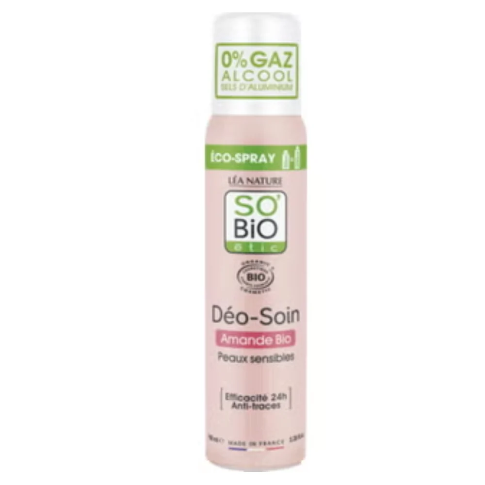 LÉa nature so bio étic Deodorante Spray al Latte di Mandorle, 100 ml
