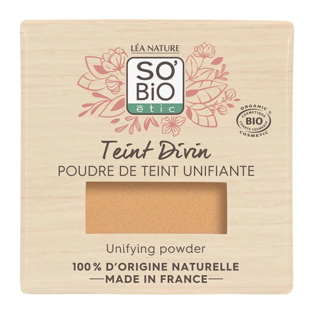 LÉa nature so bio étic Uniformante Teint Divin Polvere, 25 Beige doré (8 g)
