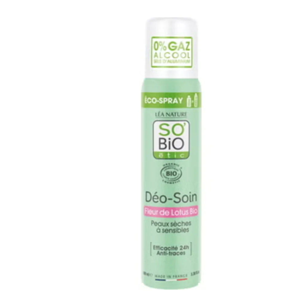 LÉa nature so bio étic Deodorante Spray al Loto, 100 ml