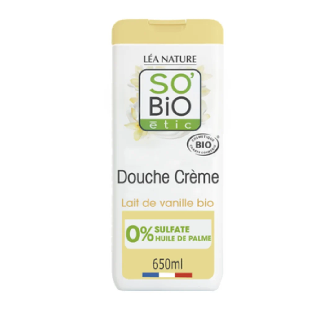 LÉa nature so bio étic Doccia Crema alla Vaniglia, 650 ml