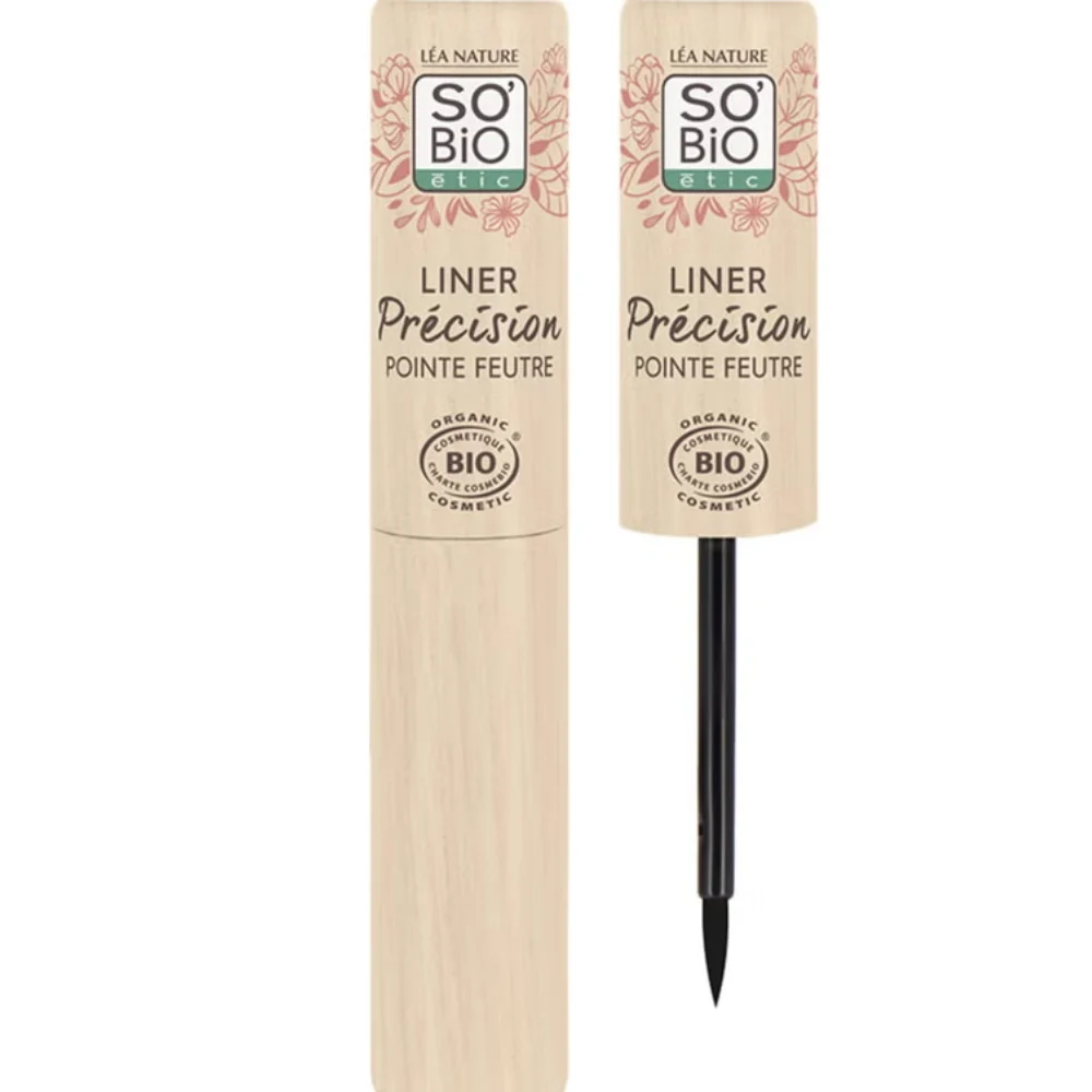 LÉa nature so bio étic Précision Eyeliner liquido, nero (3 ml)