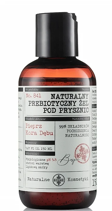 Gel doccia prebiotico "Pepe e Corteccia di quercia"