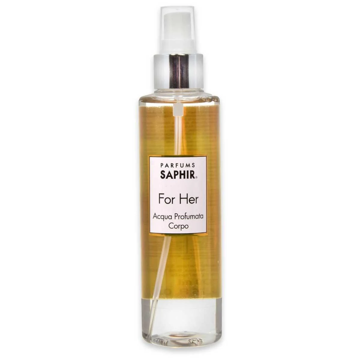Frasco 200 ml spray corpo saphir per lei
