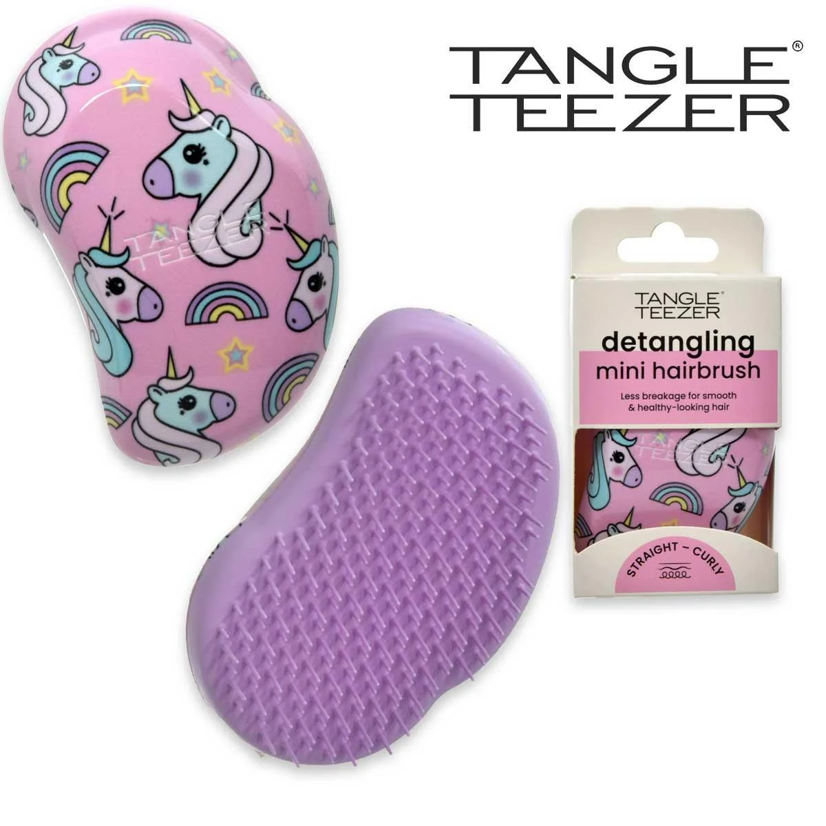 Tangle teezer the Original mini: unicorn multi spazzola