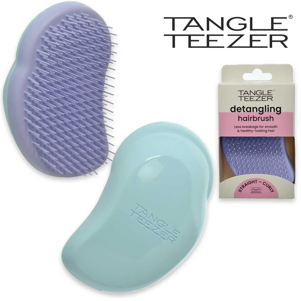 Tangle teezer fine & fragile: menta / lilla