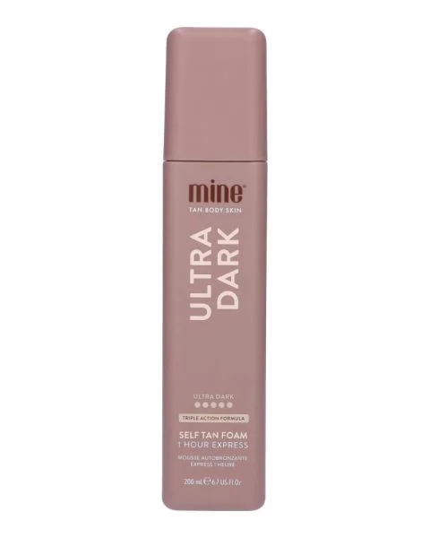 MineTan Ultra Dark Self Tan Foam 1 Hour Express