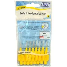 Tepe Spazzola interdentali normali (0,7 mm giallo 8 pezzi)