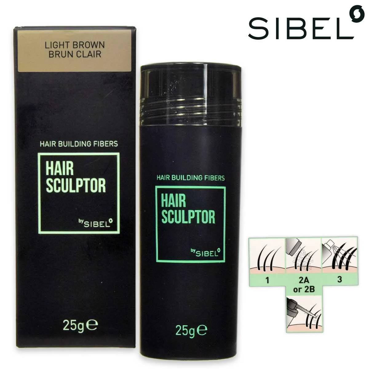 Sibel Hs Building Fibres Castano Chiaro 25G