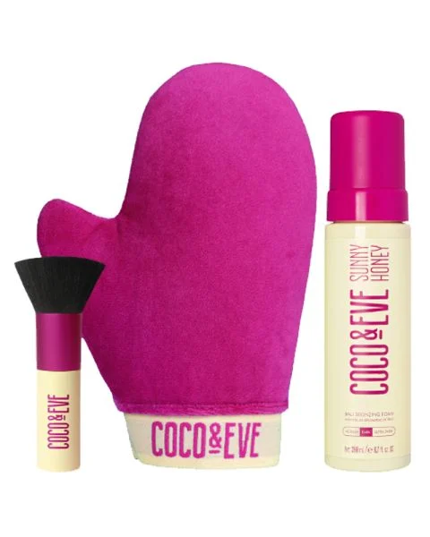 Coco & Eve Sunny Honey Bronzing Kit Dark