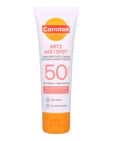 Carroten Anti Age Spot Suncare Face Cream SPF 50