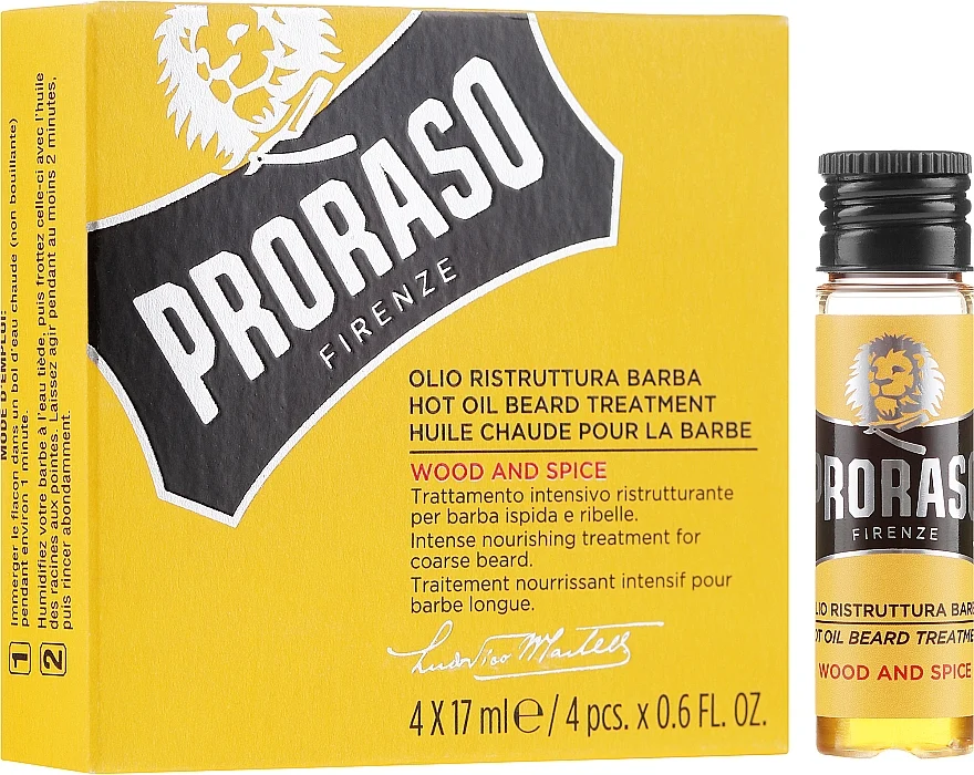Olio ristrutturante barba