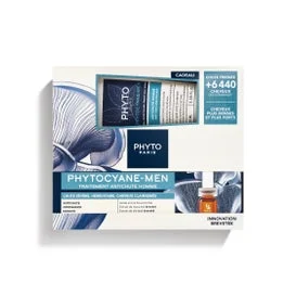 Phyto Phytocyane Men Kit 12 Ampollas + Champú 100ml