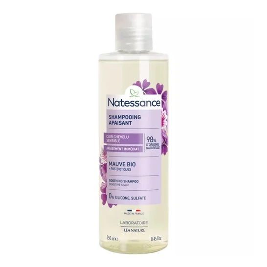 Natessance Shampooing Apaisant Mauve Bio 250ml