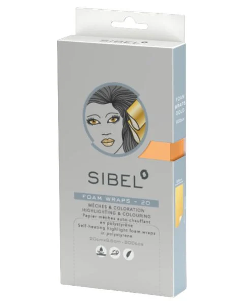 SIBEL Highlight Foam Gold 9.5cmx20cm 200pcs Ref. P000130