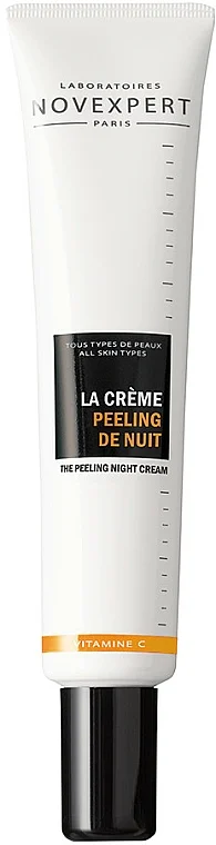 Crema-peeling viso, da notte