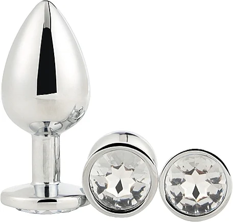 Set di plug anali in alluminio, 3 pz.