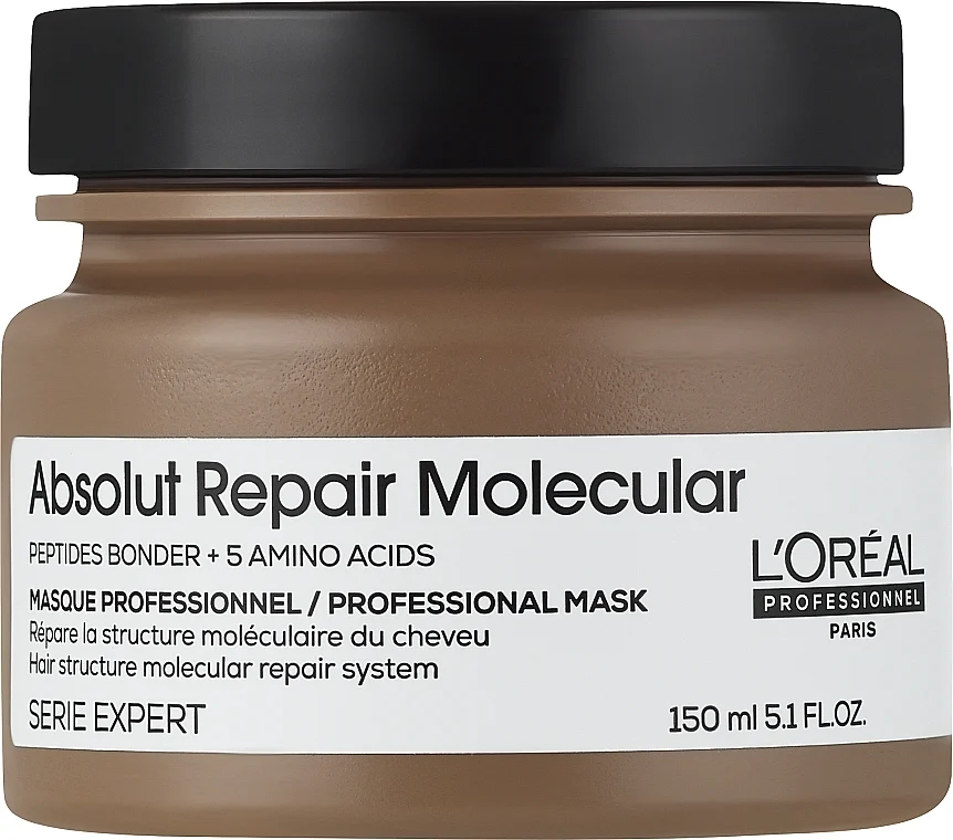 Maschera professionale concentrata risciacquabile per il ripristino molecolare della struttura danneggiata dei capelli