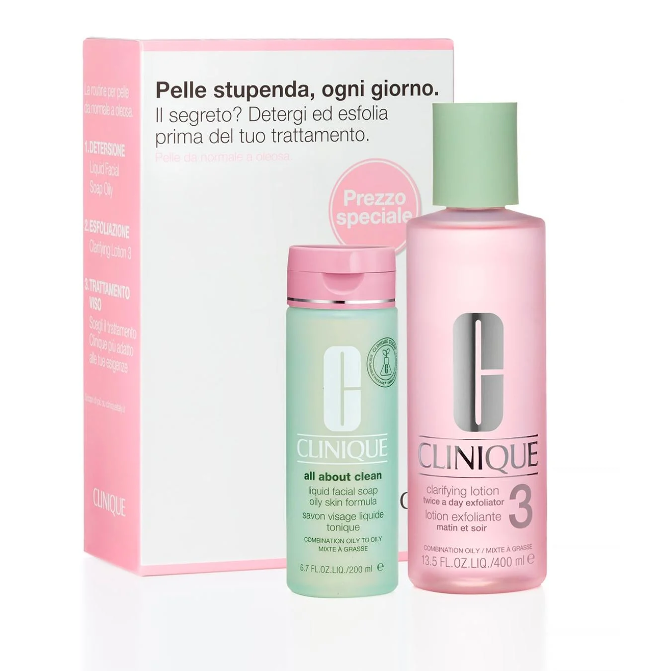Cofanetto Clarifying Lotion 3