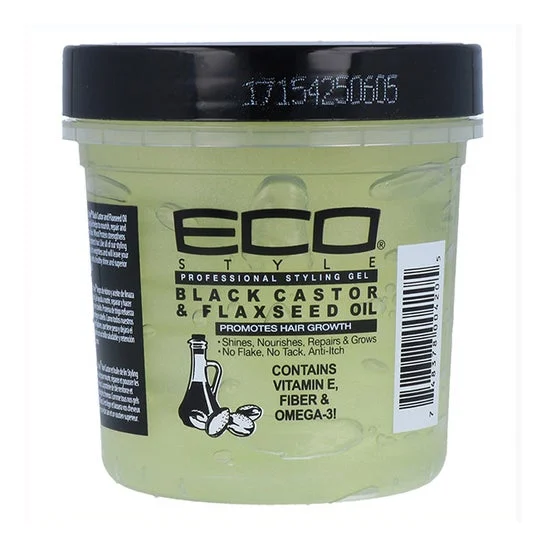 Eco Styler Gel Fissante Ricino Nero Senza Alcol Forte 236ml