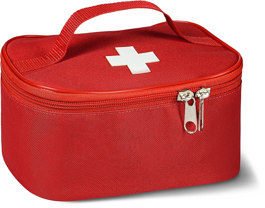 Borsa porta medicinali da viaggio "Pronto soccorso", rosso 20x14x10 cm