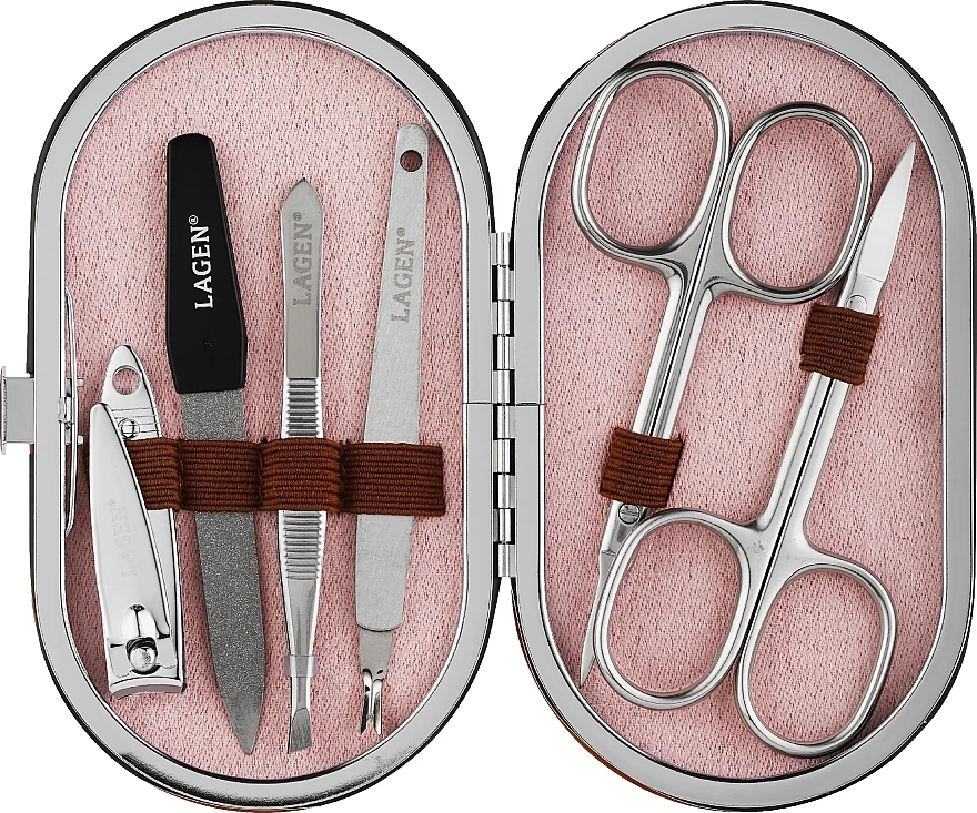 Set per manicure, marrone