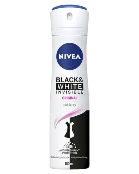 Nivea Black & White Invisible Original Anti-Perspirant Deodorant Spray