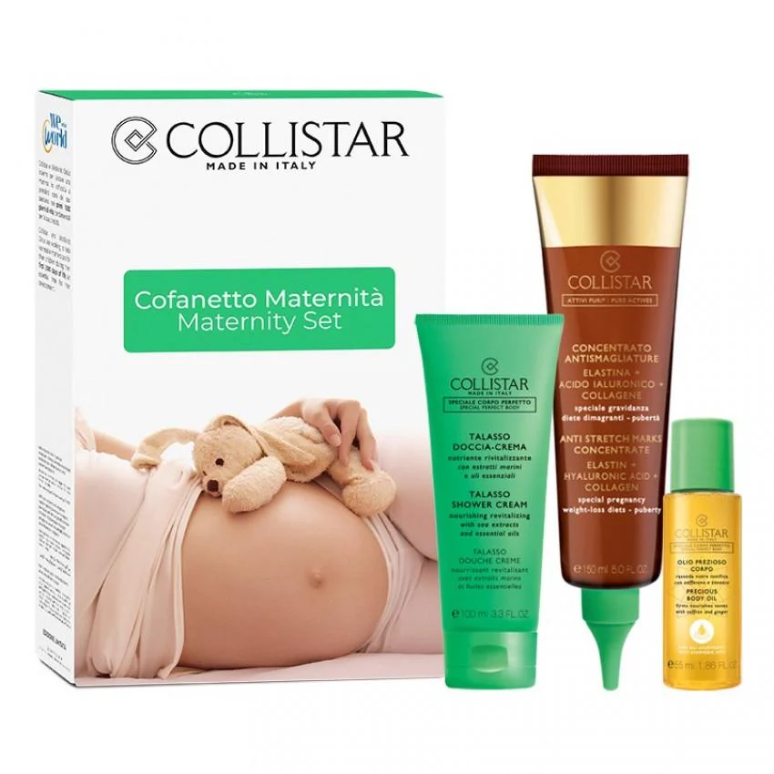 Collistar Attivi Puri Anti-Smagliature Elastina 150 ml + Talasso Doccia 100 ml + Olio Prezioso Corpo 55 ml