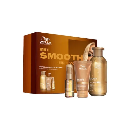 Wella Ultimate Smooth Pack Champú + Mascarilla + Serum