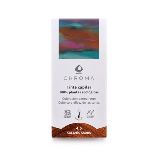 Chroma Tinte Bio 4.5 Castaño Caoba 500g