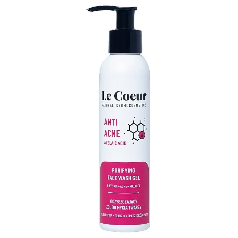Gel detergente con acido azelaico e molico