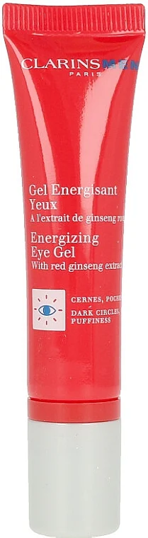 Gel contorno occhi energizzante con estratto di ginseng rosso, da uomo