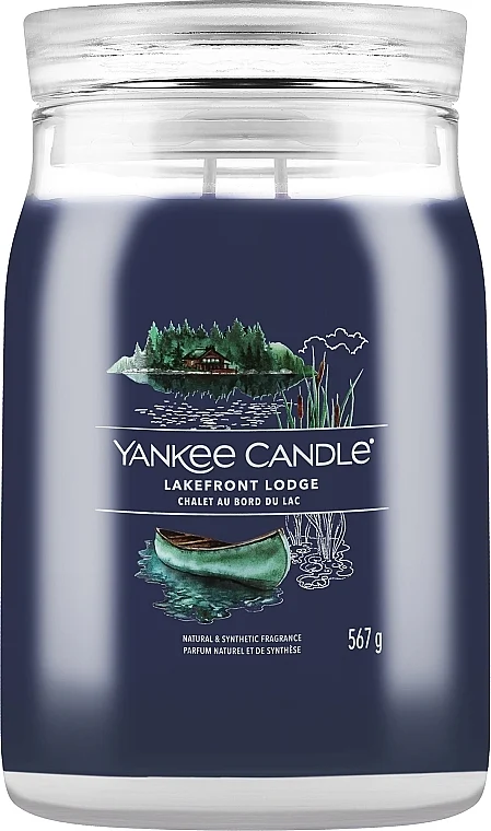 Candela profumata "Lakefront Lodge", 2 stoppini